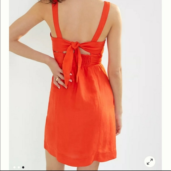 Anthropologie Maeve Twist Front Black Mini Dress Size Small Petite - Picture 16 of 16